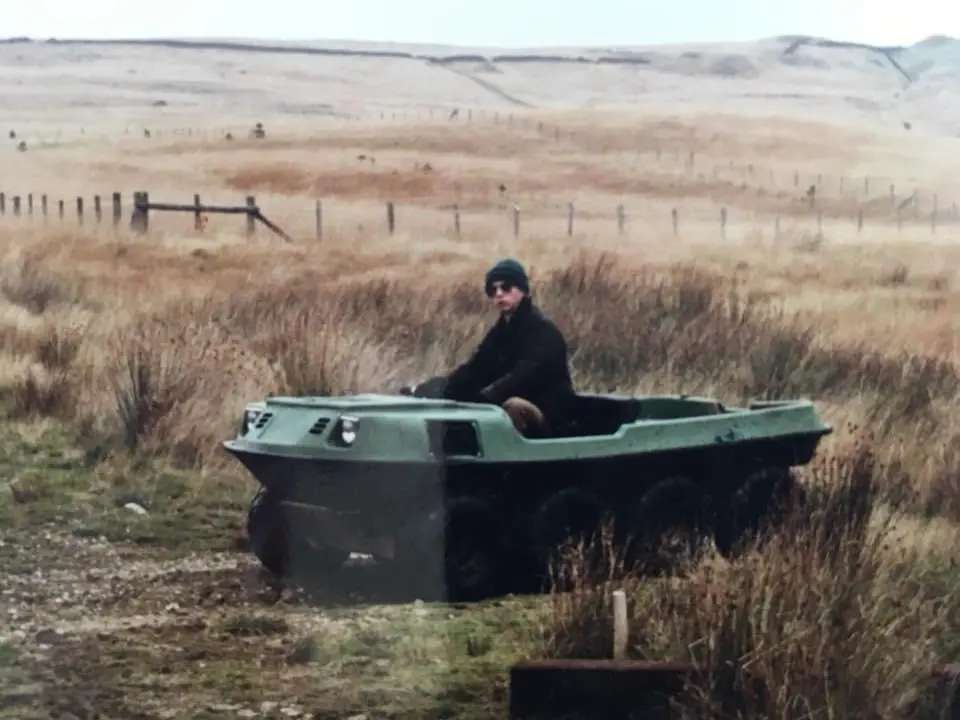 Iain Weston on the Pennine Way in 1990